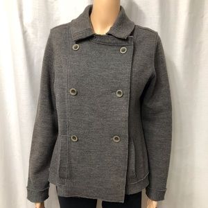 Eileen Fisher Merino Wool Coat Jacket Size Medium